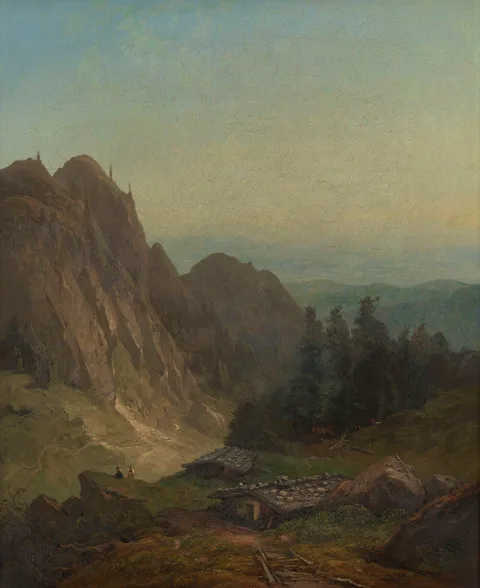 Eduard d. Ä. Schleich, A View in the Tyrol