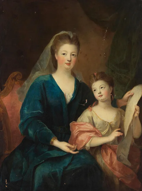Pierre Gobert, The Duchess of Bourbon and her daughter