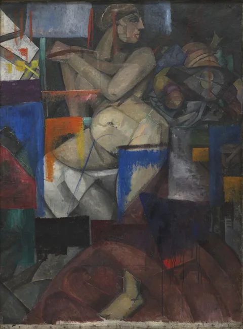 Alexandra Exter, Cubist Nude