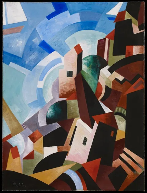Alexandra Exter, Italian Town by the Sea