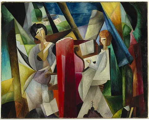 Alexandra Exter, The music lesson