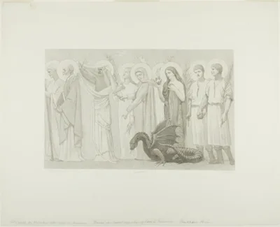 William Thornley, Pastoral Life of Saint Geneviève (right panel)