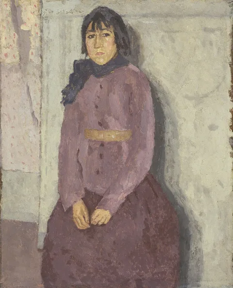 Gwen John, Girl with a Blue Scarf