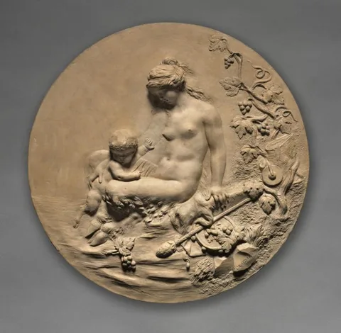 Michel Claude Clodion, Satyress and Child