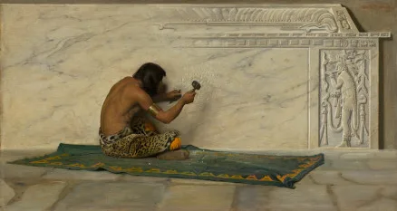 George de Forest Brush, An Aztec Sculptor