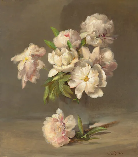 Charles Ethan Porter, Peonies in a Vase