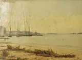 William Baptiste Baird, Harbour Scene