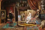 Karl Schweninger, The Artist and His Model