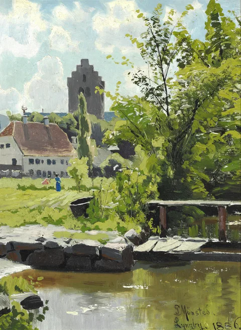 Peder Mork Monsted, A summer's day in Lyngby