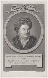 Daniel Berger, Portrait of Friedrich Ludwig Hermann Muzel