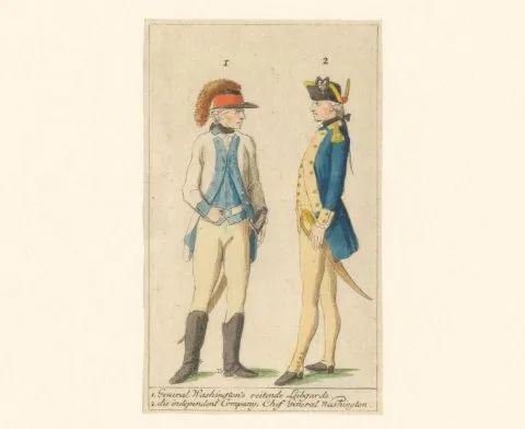 Daniel Berger, General Washington's reitende Leibgarde / die independent Company, Chef General Washington