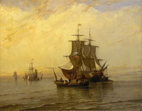 John Francis Salmon, A Collier in the Thames