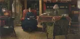 Paul Fischer, The living room