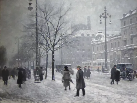 Paul Fischer, Vesterbrogade, Winter