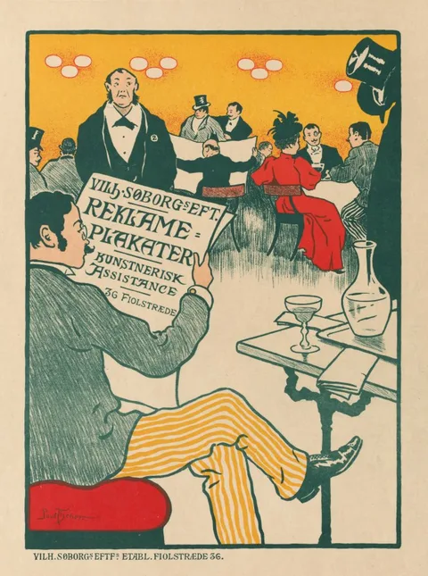 Paul Fischer, Masters of the Poster: Poster for Exhibition of Artistic Posters of Wilhelm Söborg 
