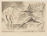 William Blake, The Circle of the Corrupt Officials; the Devils Tormenting Ciampolo