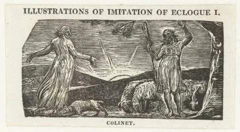 William Blake, Illustrations of imitation of Eclogue I