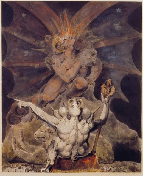William Blake, The number of the beast is 666
