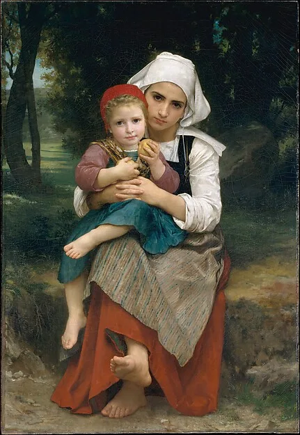 William-Adolphe Bouguereau, Breton Brother and Sister