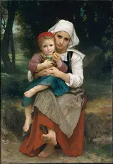 William-Adolphe Bouguereau, Breton Brother and Sister