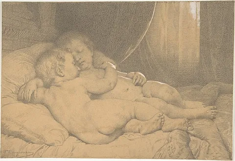 William-Adolphe Bouguereau, Two Sleeping Children