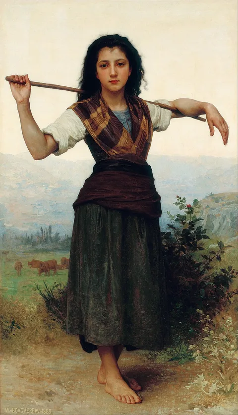 William-Adolphe Bouguereau, The Shepherdess