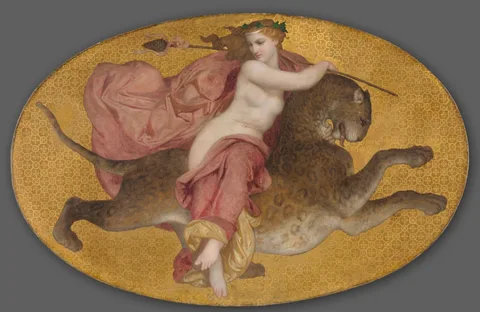 William-Adolphe Bouguereau, Bacchante on a Panther