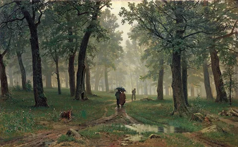 Ivan Shishkin, Rain in an Oak Forest