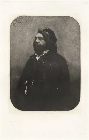 Nadar, Planche VIII – Portrait de Théophile Gautier, d'après Nadar (Plate VIII – Portrait of Théophile Gautier, by Nadar)