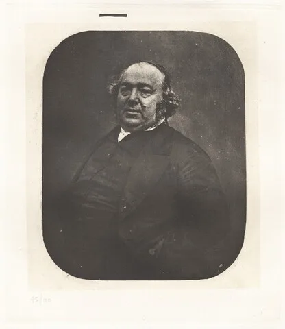 Nadar, Planche IX – Portrait de Jules Janin, d'après Nadar  (Plate IX – Portrait of Jules Janin, by Nadar)