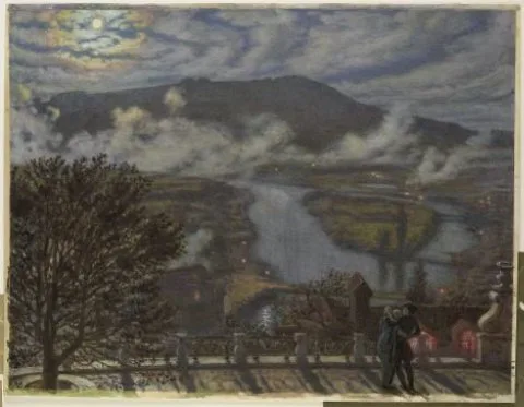 William Holman Hunt, The Terrace, Berne