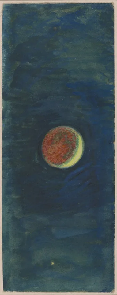William Holman Hunt, Study of the Crescent Moon in "The Ship"