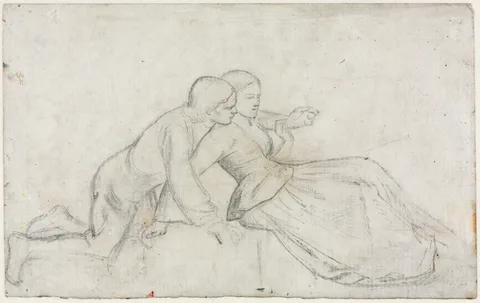 William Holman Hunt, Study for "The Hireling Shepherd"