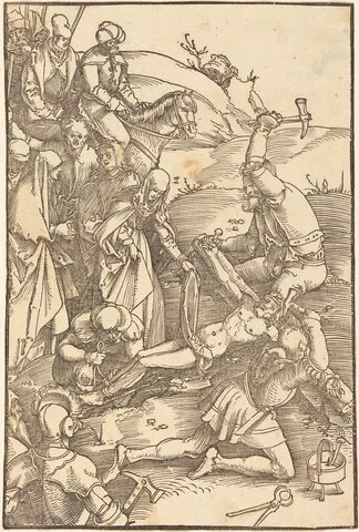 Hans Baldung Grien, Christ Nailed to the Cross