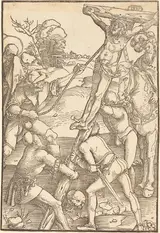 Hans Baldung Grien, Christ Raised on the Cross