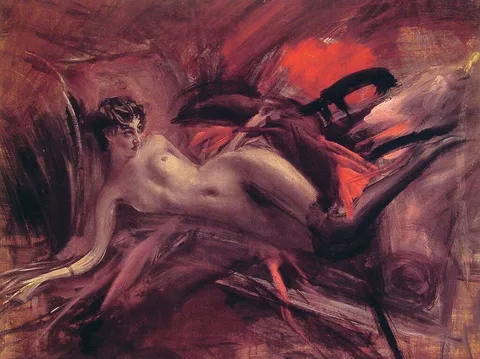 Giovanni Boldini, Reclining Nude