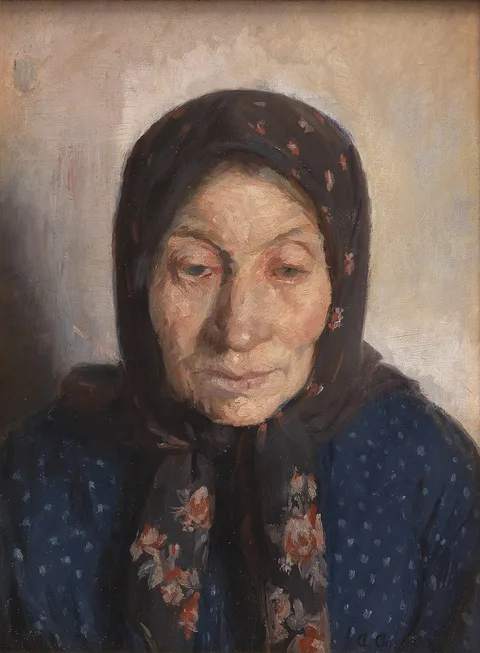 Anna Ancher, An Old Fishmonger