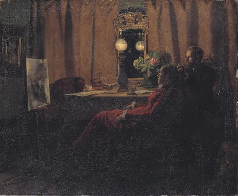 Anna Ancher, Appraising the Day's Work