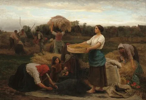 Jules Breton, The Colza (Harvesting Rapeseed)