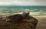 Jules Breton, The Cliff (La Falaise)