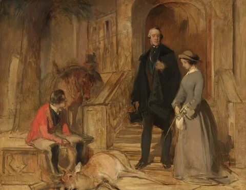Edwin Landseer, The Duke of Devonshire and Lady Louisa Egerton