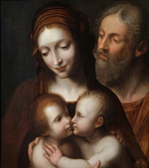 Bernardino Luini, The Holy Family with the Infant Saint John