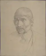 Johann Friedrich Overbeck, Head of a Bearded Man
