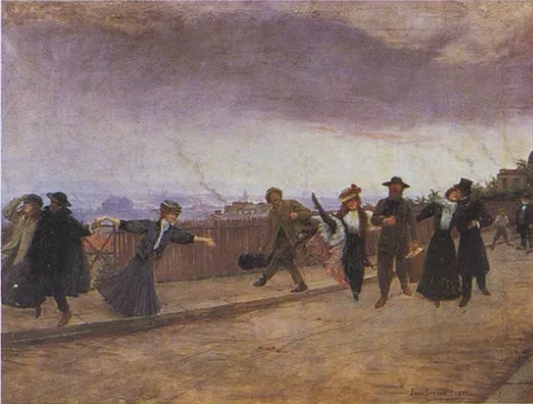 Jean Béraud, In Montmartre