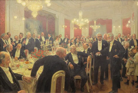Laurits Tuxen, Leaving the Table