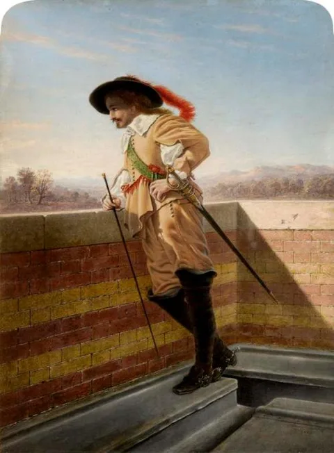 James Nasmyth, The Cavalier - after Meissonier