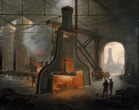 James Nasmyth, A Steam Hammer at Work