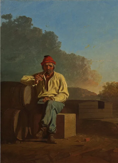 George Caleb Bingham, Mississippi Boatman