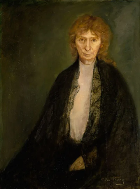 Oda Krohg, Portrait of the Author Rota Margrethe Vullum