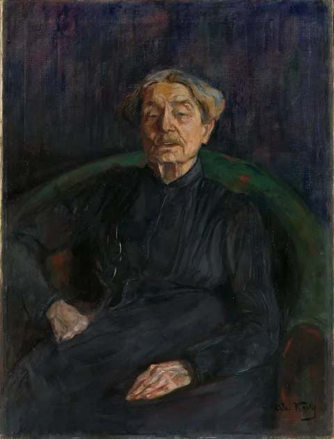 Oda Krohg, Portrait of the Artist Asta Hansteen